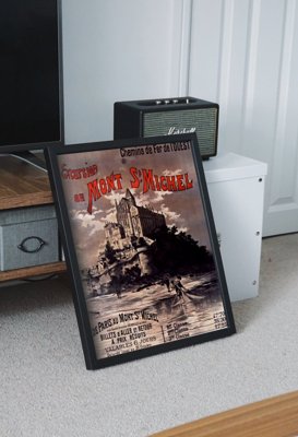 Poster Mont St Michel France