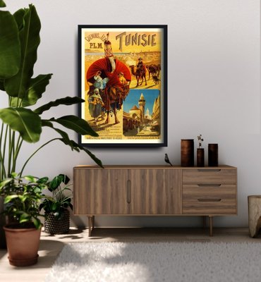 Vintage poster Tunisie