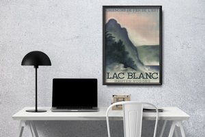 Canvas poster Lac Blanc France