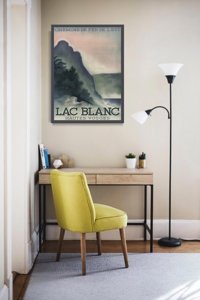 Canvas poster Lac Blanc France