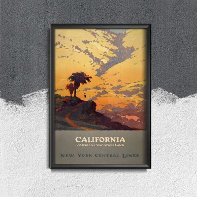 Vintage poster Vintage California Poster