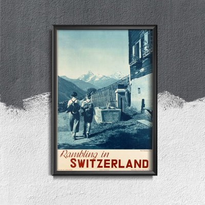 Poster Rambing in Switzerland