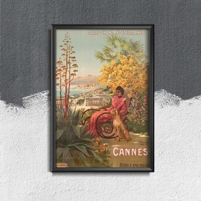 Wall art Poster from Cannes