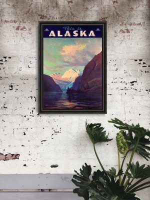 Vintage poster This is Alaska