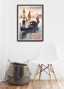 Wall art Poster from Paris and Venice