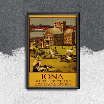 Canvas poster Lona See this Scotland