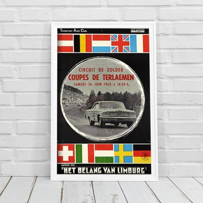 Poster Rancing Car Poster