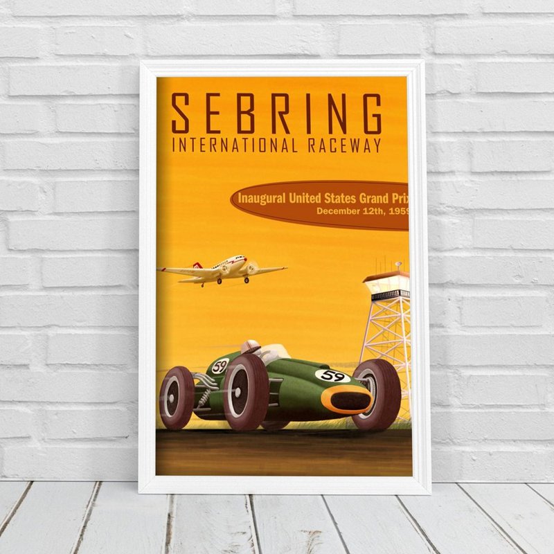 Poster Sebring international raceway