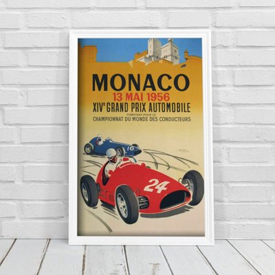 Poster Monaco XIV Grand Prix Automobile