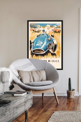 Wall art Automobile Grand Prix Reims