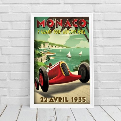 Poster Grand Prix Autmobile Monaco