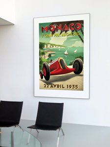 Poster Grand Prix Autmobile Monaco