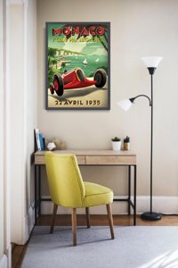 Poster Grand Prix Autmobile Monaco