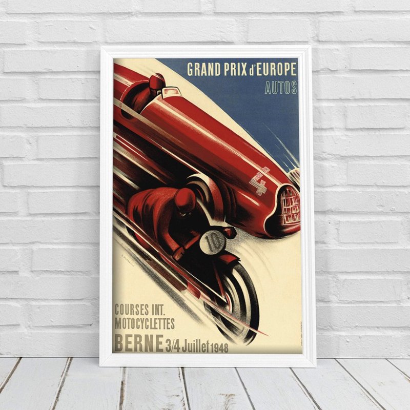 Vintage poster Grand Prix Europe