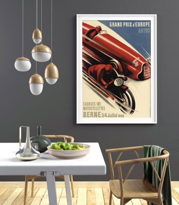 Vintage poster Grand Prix Europe