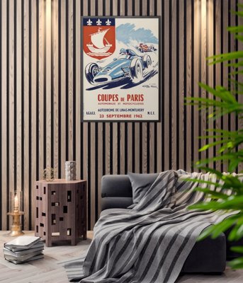 Canvas poster Automobile Coupe De Paris