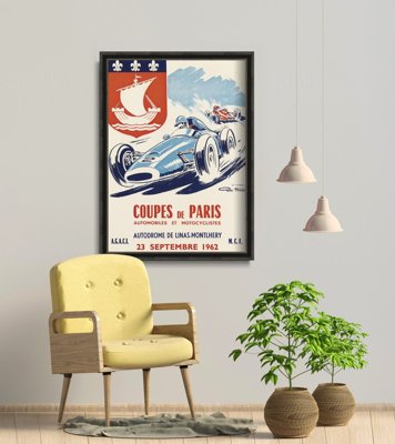 Canvas poster Automobile Coupe De Paris