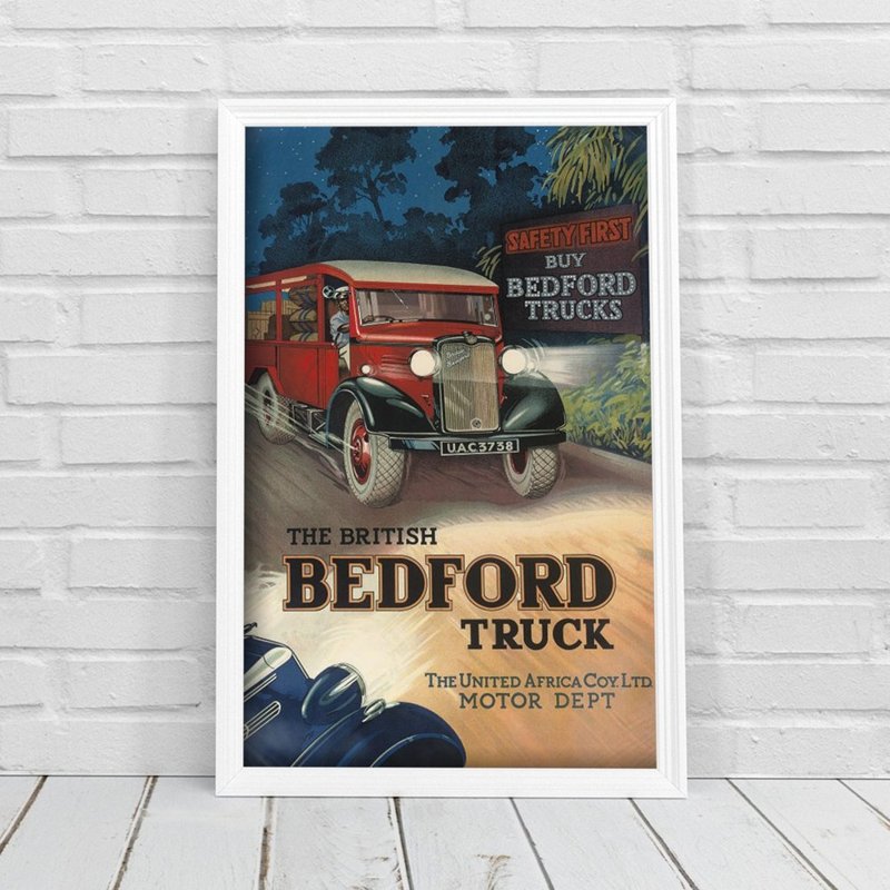 Poster The British Bedford Truck