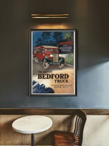 Poster The British Bedford Truck