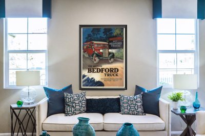 Poster The British Bedford Truck