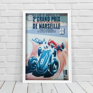 Wall art Grand Prix de Marseille Grand Prix Poster