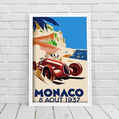Poster Automotive Monaco