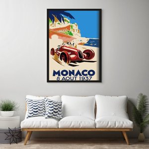 Poster Automotive Monaco