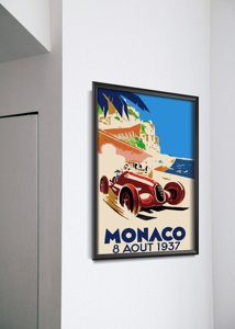 Poster Automotive Monaco