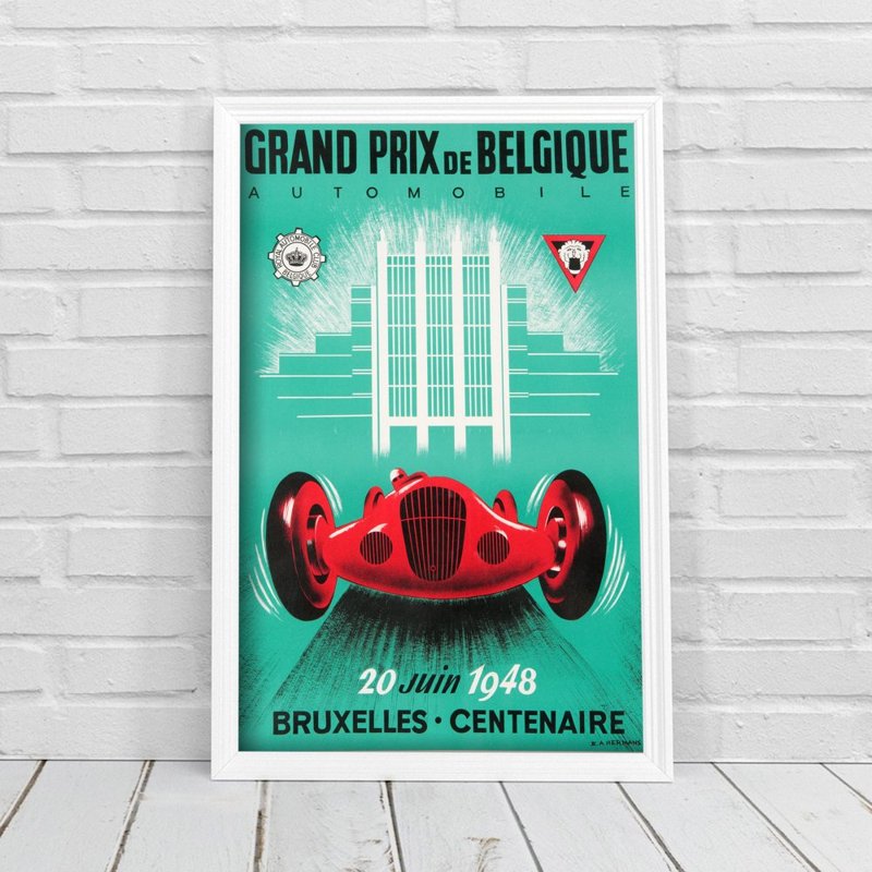 Wall art Grand Prix De Belgique Automobile