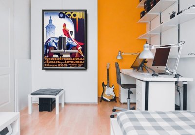Canvas poster Acqui Concorso Internazionale di Eleganza per Automobili