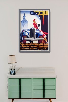 Canvas poster Acqui Concorso Internazionale di Eleganza per Automobili