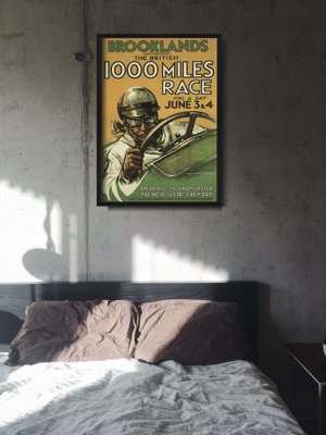 Poster Grand Prix Poster Brooklands The British Miles Race