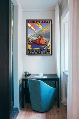 Vintage poster Car Poster Budapest Magyarorszag Grand Prix Automobil