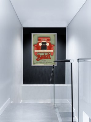 Vintage poster art by Rene Vincent Buick Automobile