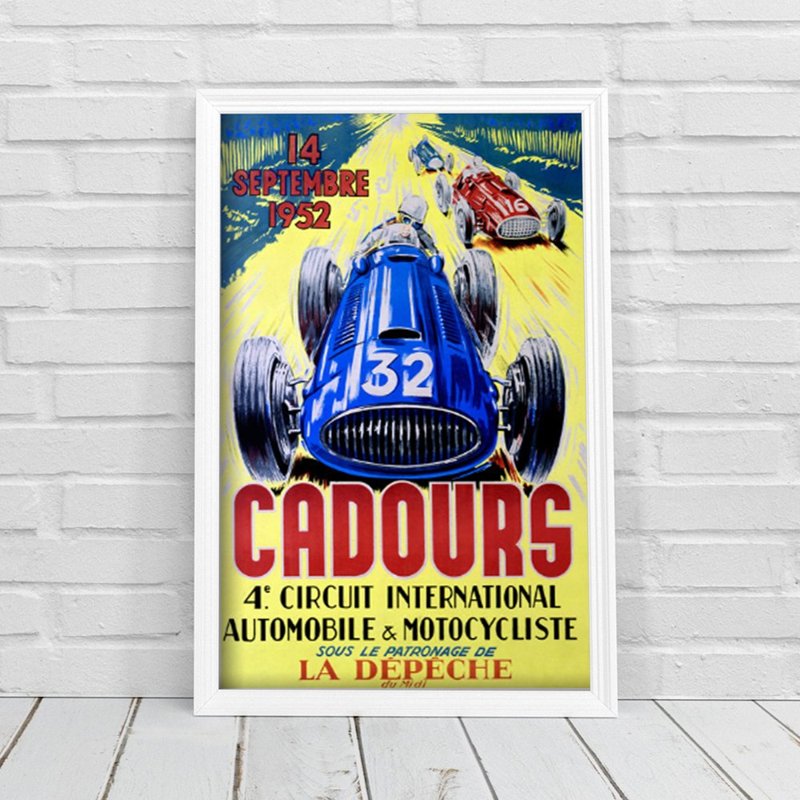 Wall art Cadours Circuit International Automobile Grand Prix