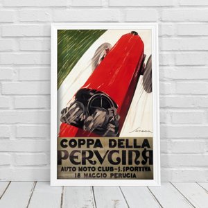 Vintage poster Grand Prix Poster Coppa della Perugina Federico Seneca