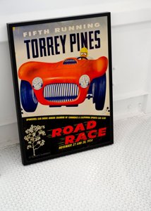 Wall art Grand Prix Poster Fourth Running Torrey Pines Road Race