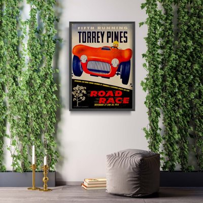 Wall art Grand Prix Poster Fourth Running Torrey Pines Road Race