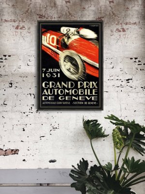 Poster Grand Prix Automobile de Geneve