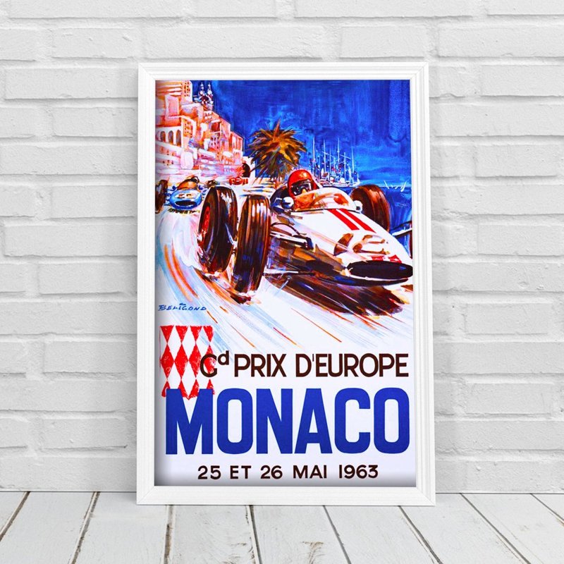 Wall art Grand Prix d’Europe Monaco