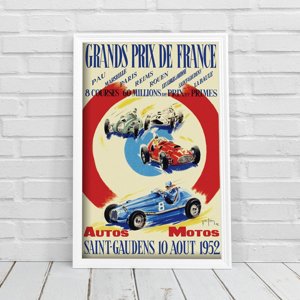 Canvas poster Grand Prix de France