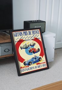 Canvas poster Grand Prix de France
