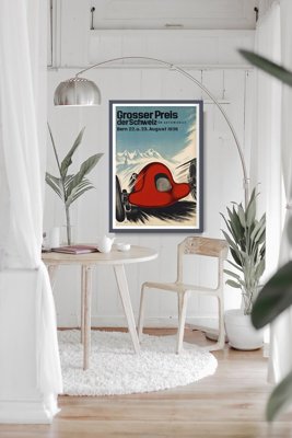 Poster Grosser Preis der Schweiz für Automobile