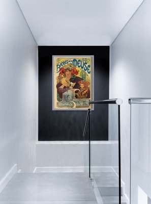 Canvas poster Art Nouveau Advertising-Biéres de la Meuse