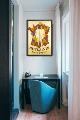 Canvas poster French Wine Poster Wine Decor