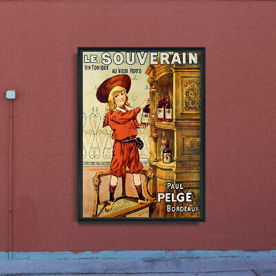 Wall art Le Souverain Advertising Print