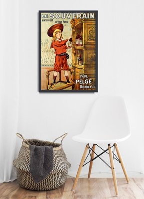 Wall art Le Souverain Advertising Print