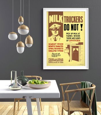 Vintage poster Food And Drug Administration Warning