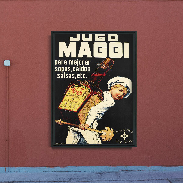 Vintage poster art Vintage Maggi Seasoning Sauce Print