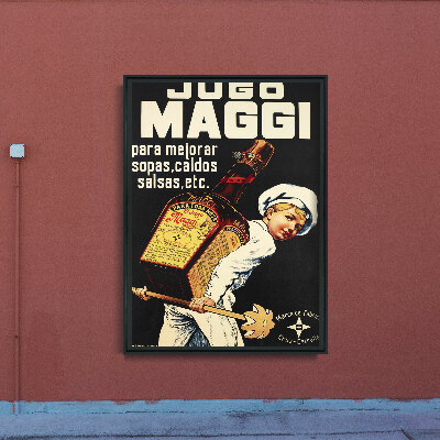 Vintage poster art Vintage Maggi Seasoning Sauce Print
